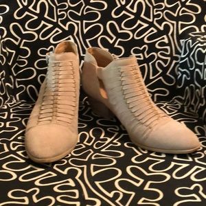 Franco Sarto Suede Ankle Boots